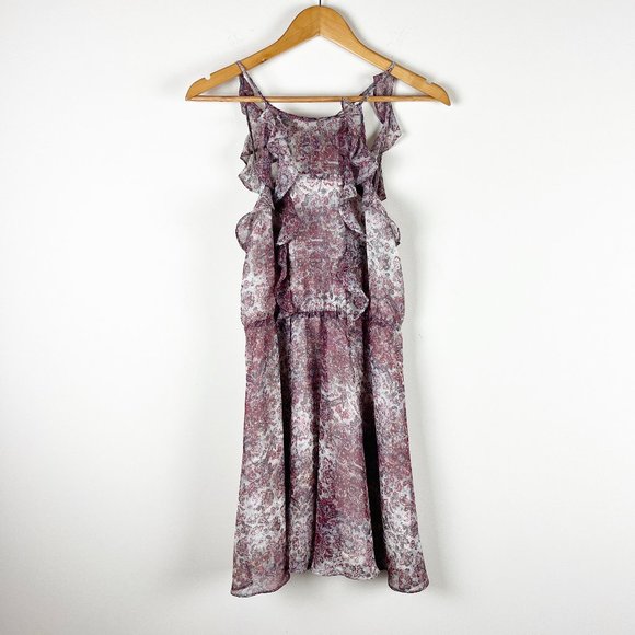 BCBGeneration Sleeveless Ruffle Dress S - Picture 1 of 4